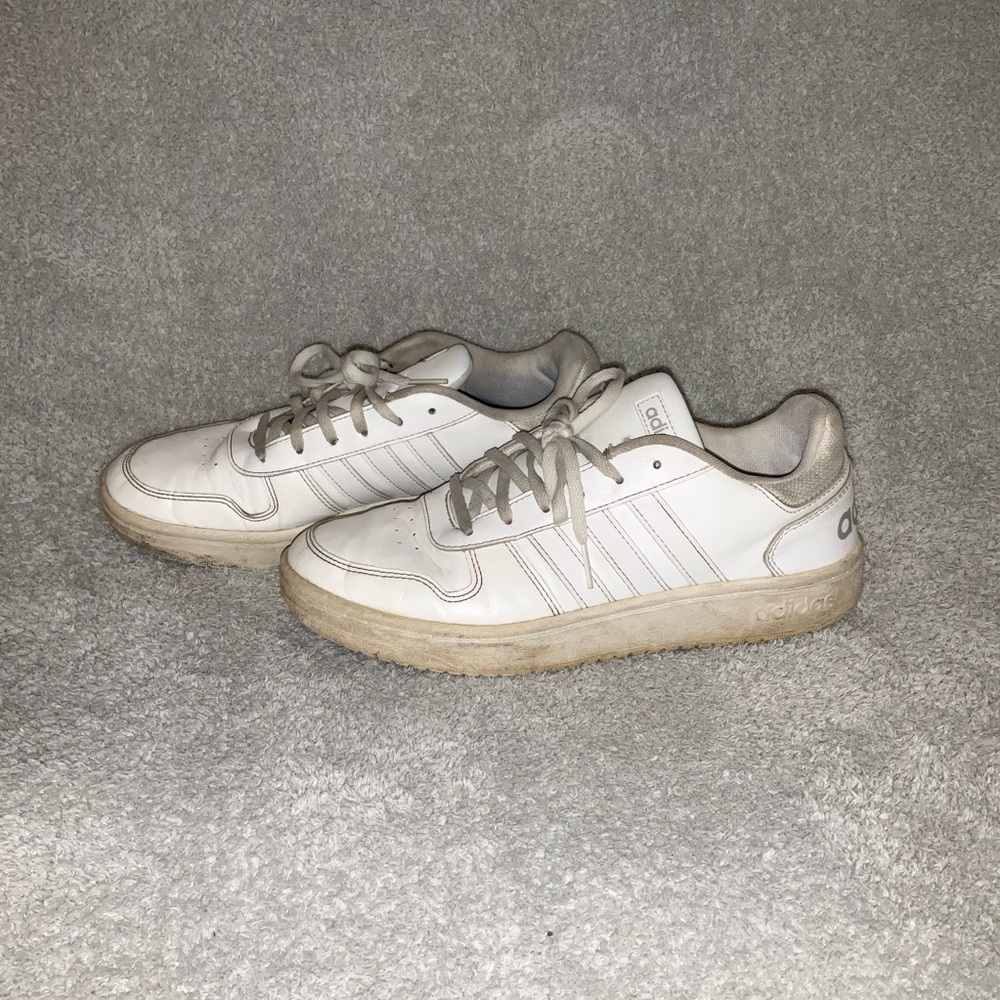 Adidas - Classic White Sneakers - Size 9